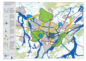 schetskaart klimaatatelier Tilburg regio