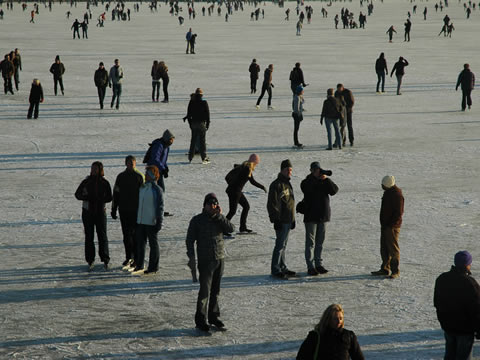 schaatsen op de Hoornse Hop